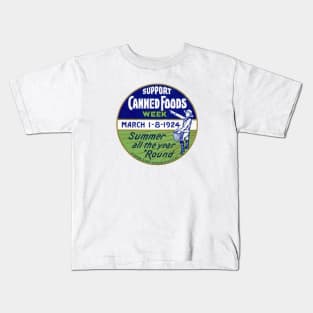 1924 Support Canned Foods Week Kids T-Shirt